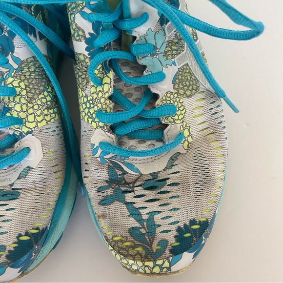 ASICS GEL KAYANO 23 WHITE FLORAL SNEAKERS SIZE 8.5 - Picture 13 of 15